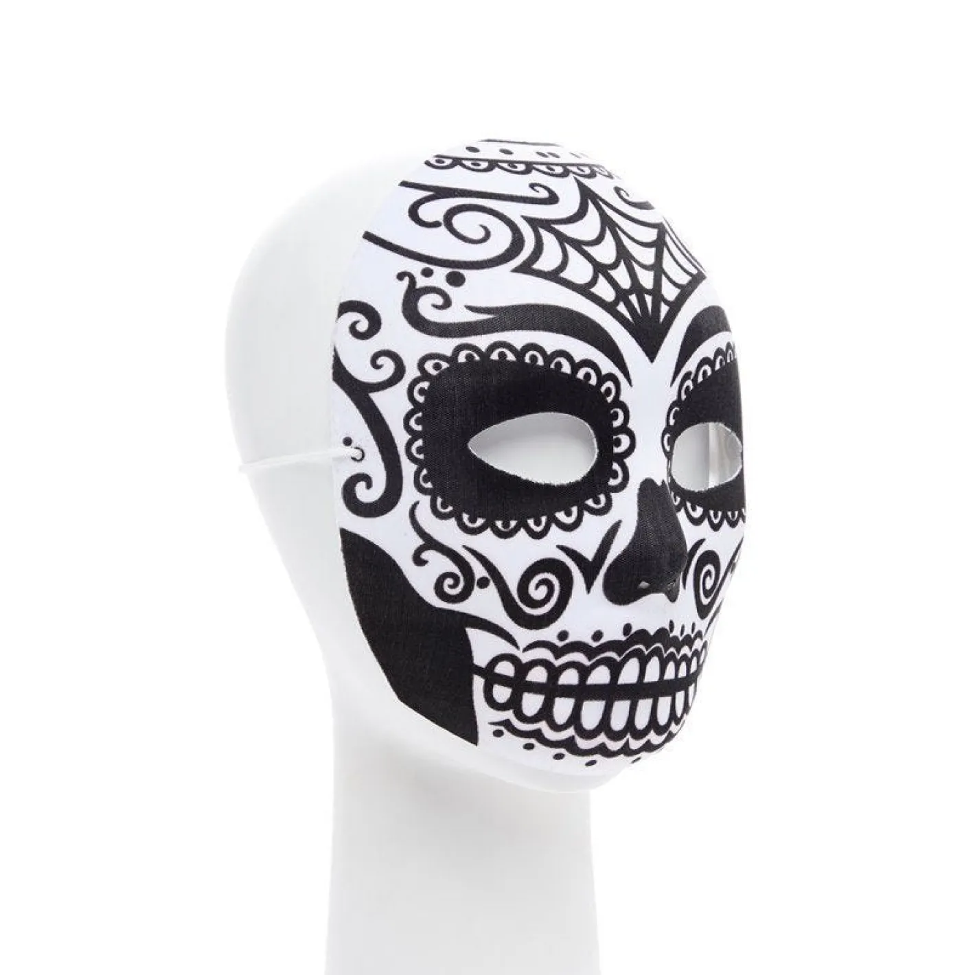Day Of The Dead Skull Masquerade Mask<Party Delights Online