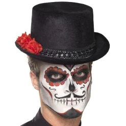 Day Of The Dead Top Hat<Party Delights Discount