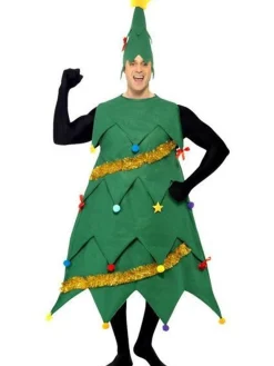 Men's Party Delights Men's<Deluxe Christmas Tree - Adult Costume