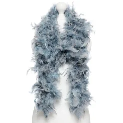 Deluxe Grey Feather Boa<Party Delights Sale