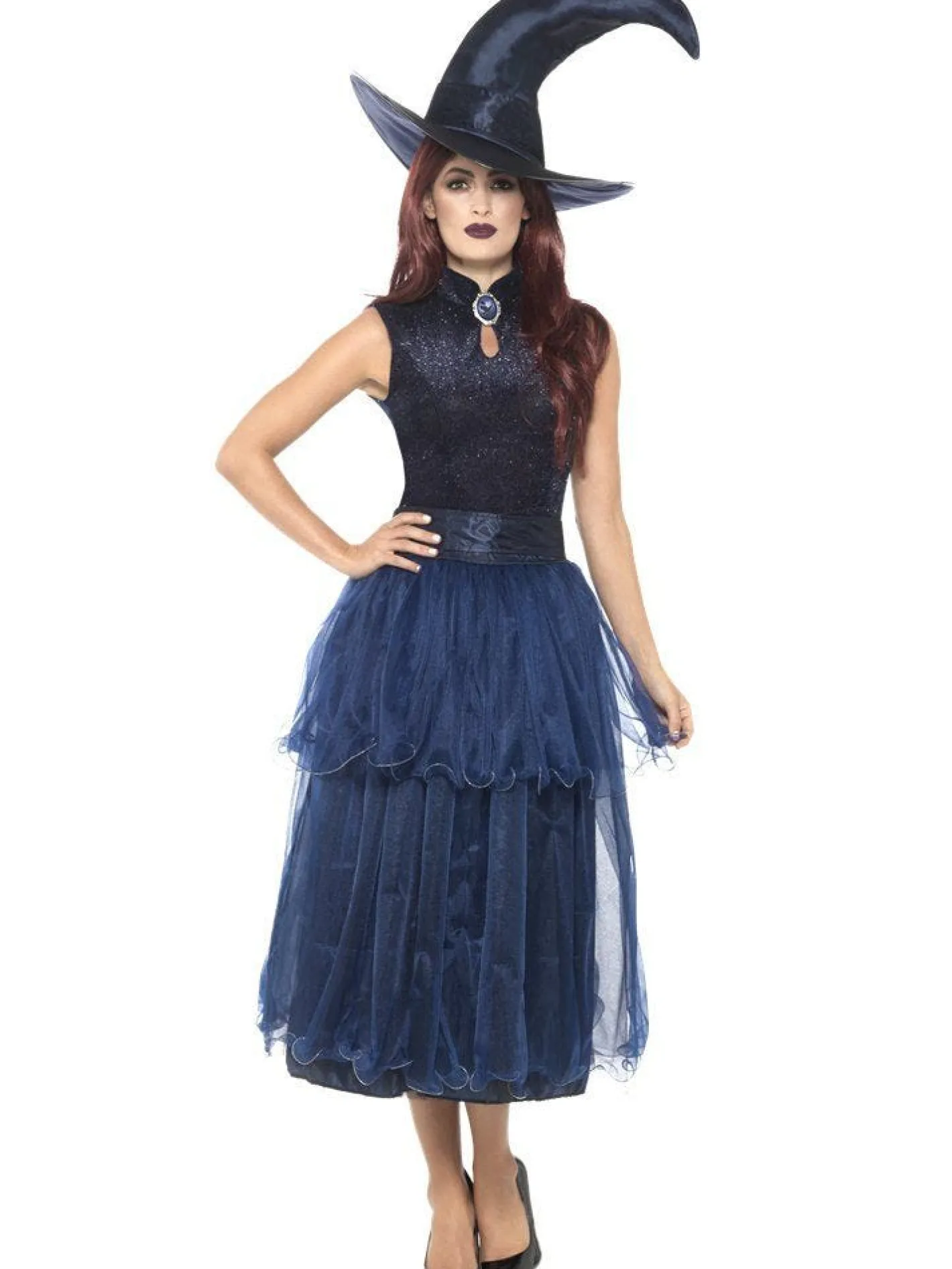 Women's Party Delights Women's<Deluxe Midnight Witch - Adult Costume