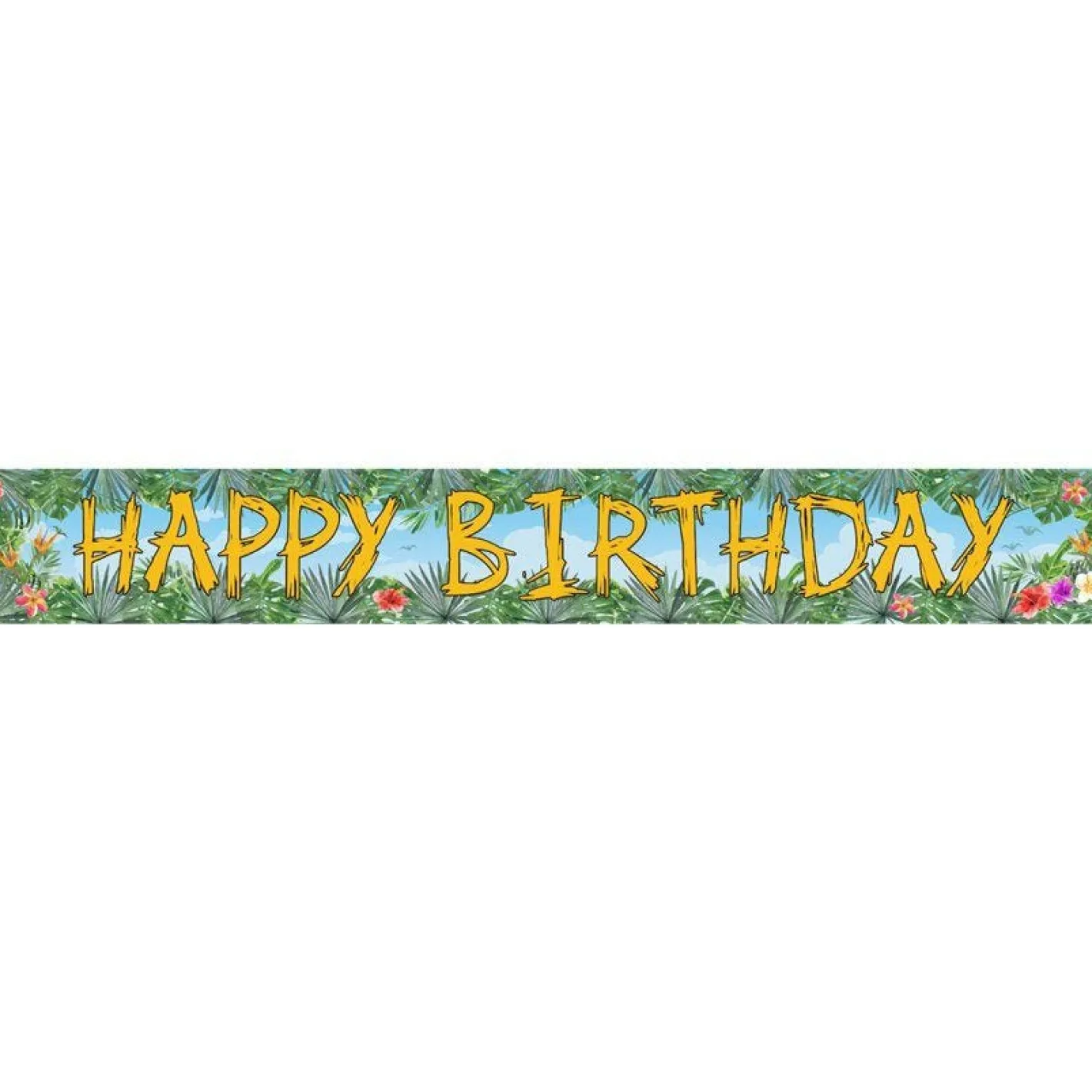 Dinosaur Adventure Paper Banners - 1M (3Pk)<Party Delights Sale