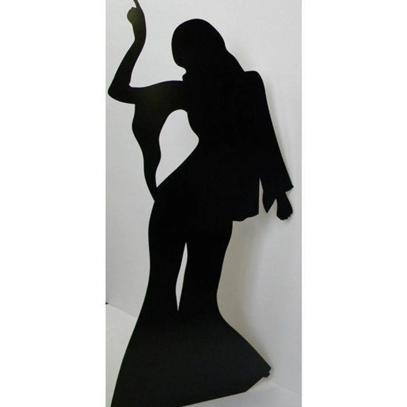 Disco Dancer Female Silhouette Cardboard Cutout - 171Cm X 78Cm<Party Delights Discount