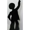 Disco Dancer Male Silhouette Cardboard Cutout - 185Cm X 80Cm<Party Delights Best