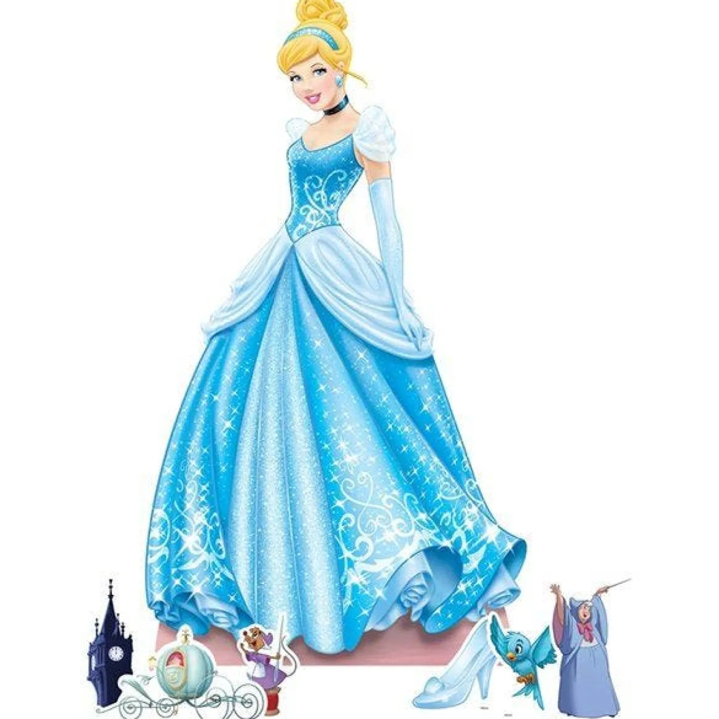 Disney Cinderella Cardboard Cutout - 134Cm X 77Cm<Party Delights Best