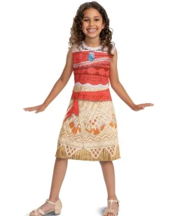 Disney Moana Dress - Child Costume<Party Delights Clearance