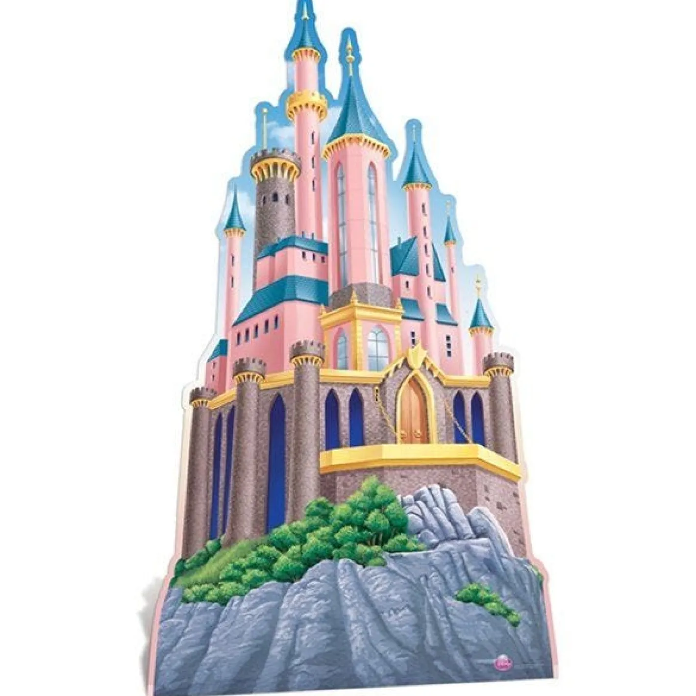 Disney Princesses Castle Cardboard Cutout - 175Cm X 100Cm<Party Delights Discount
