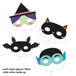 Party Delights Costume Accessories<Diy Halloween Paper Masks