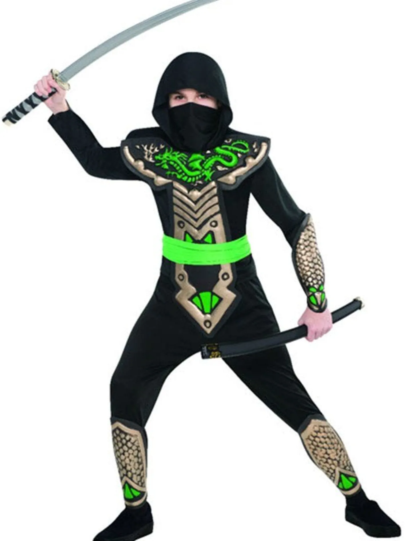 Kids' Party Delights Kids'<Dragon Ninja - Child Costume