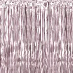 Dusky Pink Foil Curtain - 2.5M<Party Delights New