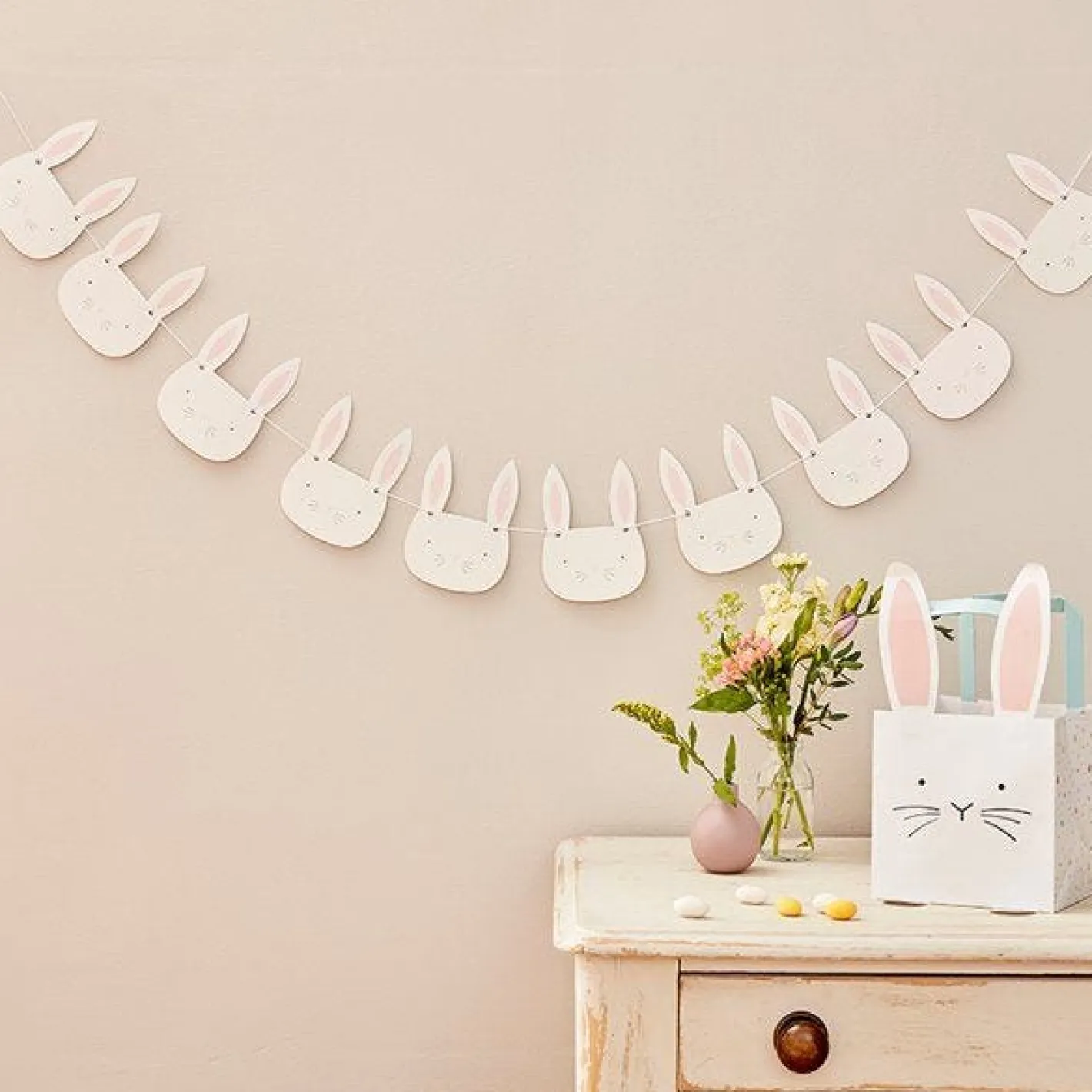 Easter Bunny Bunting - 2M<Party Delights Hot
