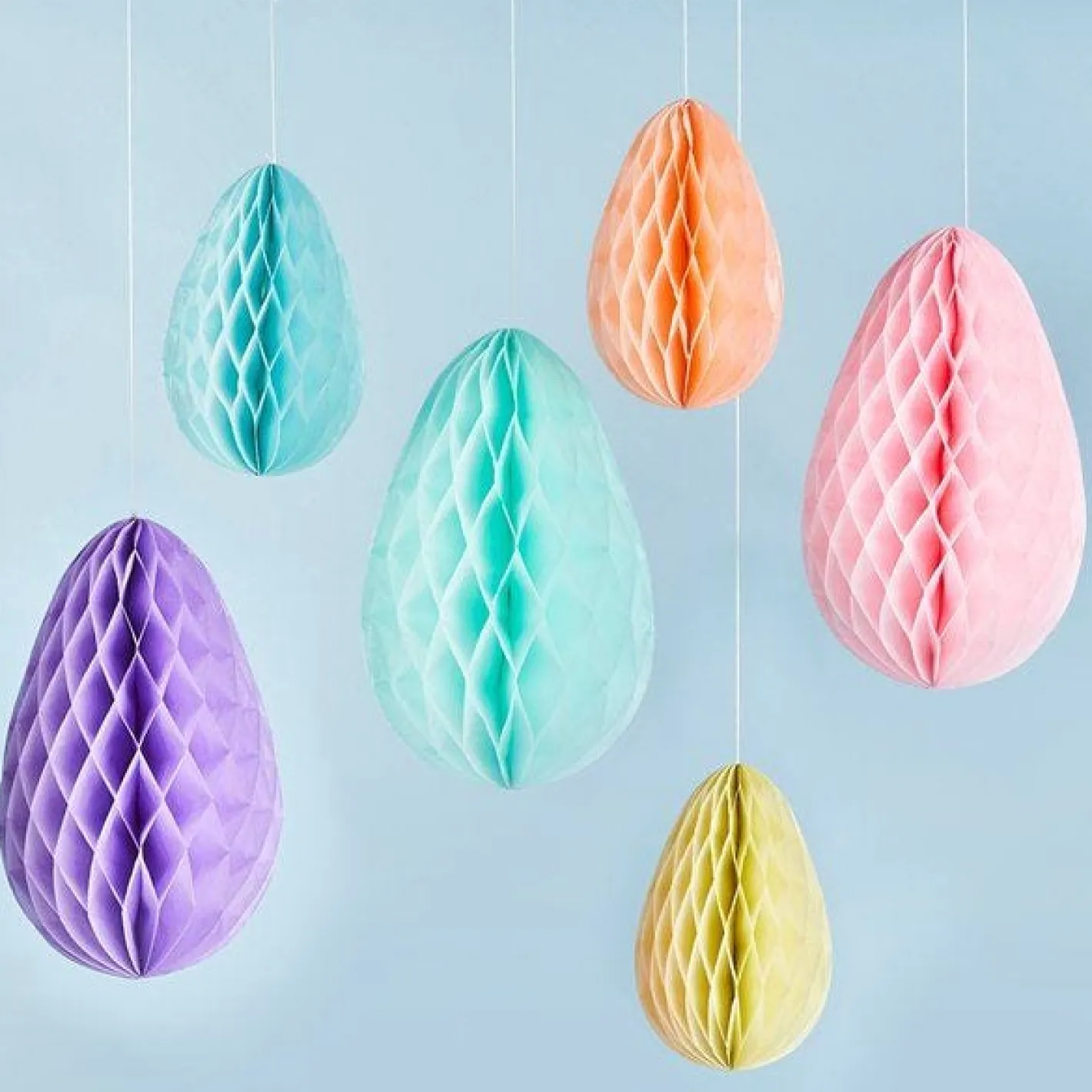 Easter Honeycomb Eggs (6Pk)<Party Delights Sale