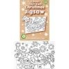 Party Delights Stocking Fillers<Eco Colour Your Own Christmas Jigsaw