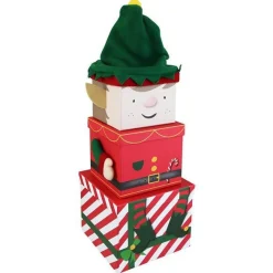 Party Delights Naughty Elf Accessories<Elf Extra Large Plush Stacking Boxes - 52Cm