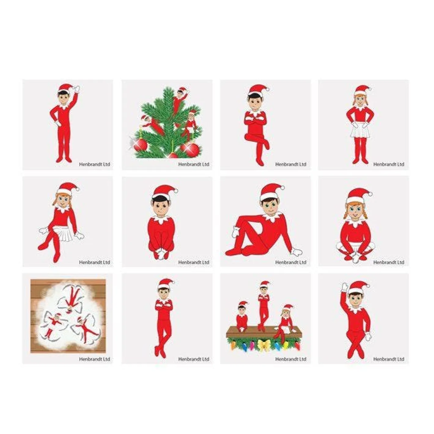 Party Delights Stocking Fillers<Elfin Around Mini Tattoos