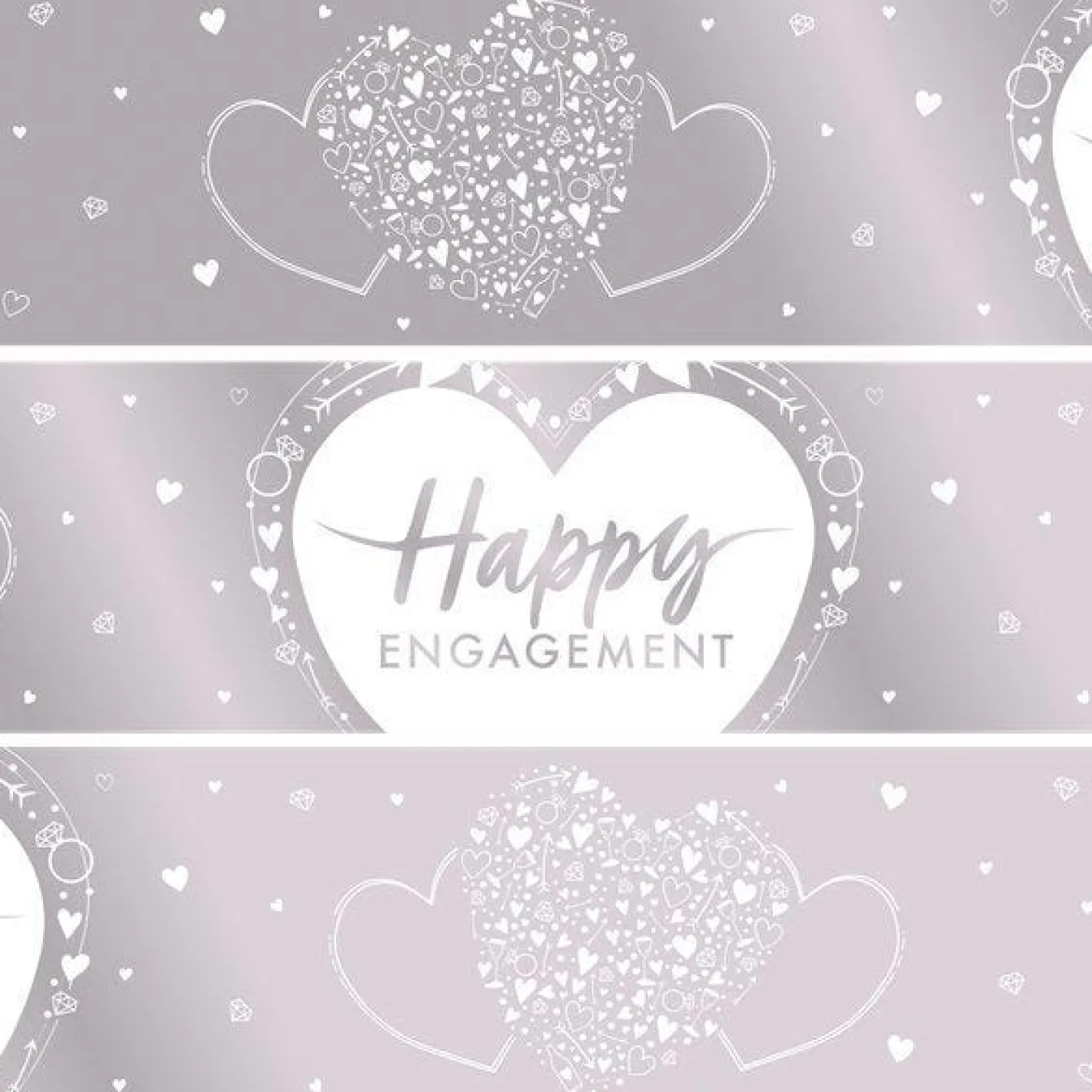 Engagement Foil Banner - 2.74M<Party Delights Best