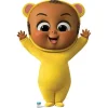 Eric Yellow Bear Boss Baby Cardboard Cutout - 89Cm X 61Cm<Party Delights Sale