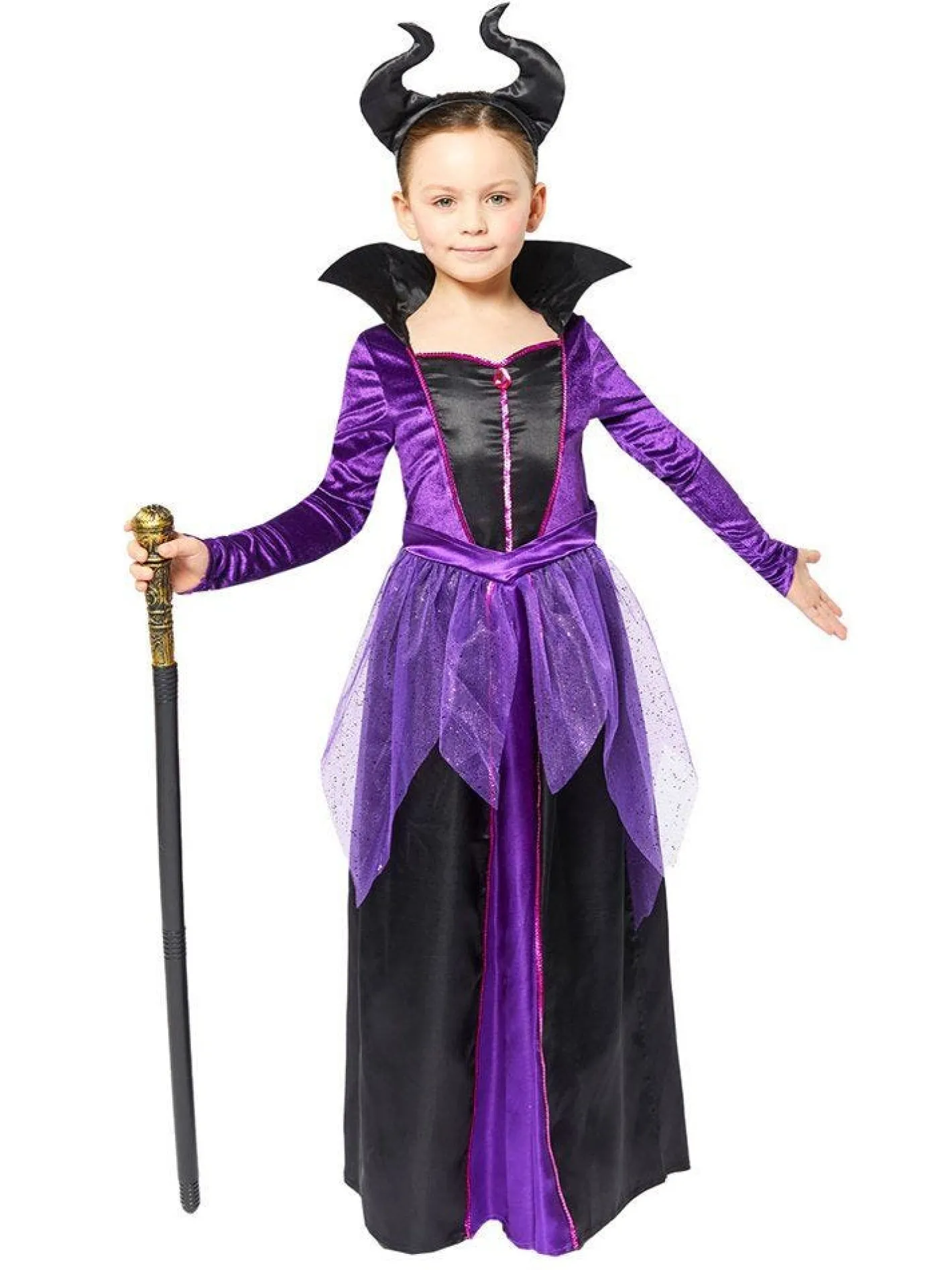 Kids' Party Delights Kids'<Evil Fairytale Queen - Child Costume