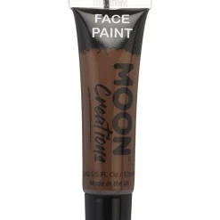Face Paint Tube - Brown 12Ml<Party Delights Clearance