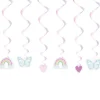 Fairy Princess Hanging Swirl Decorations (6Pk)<Party Delights Best