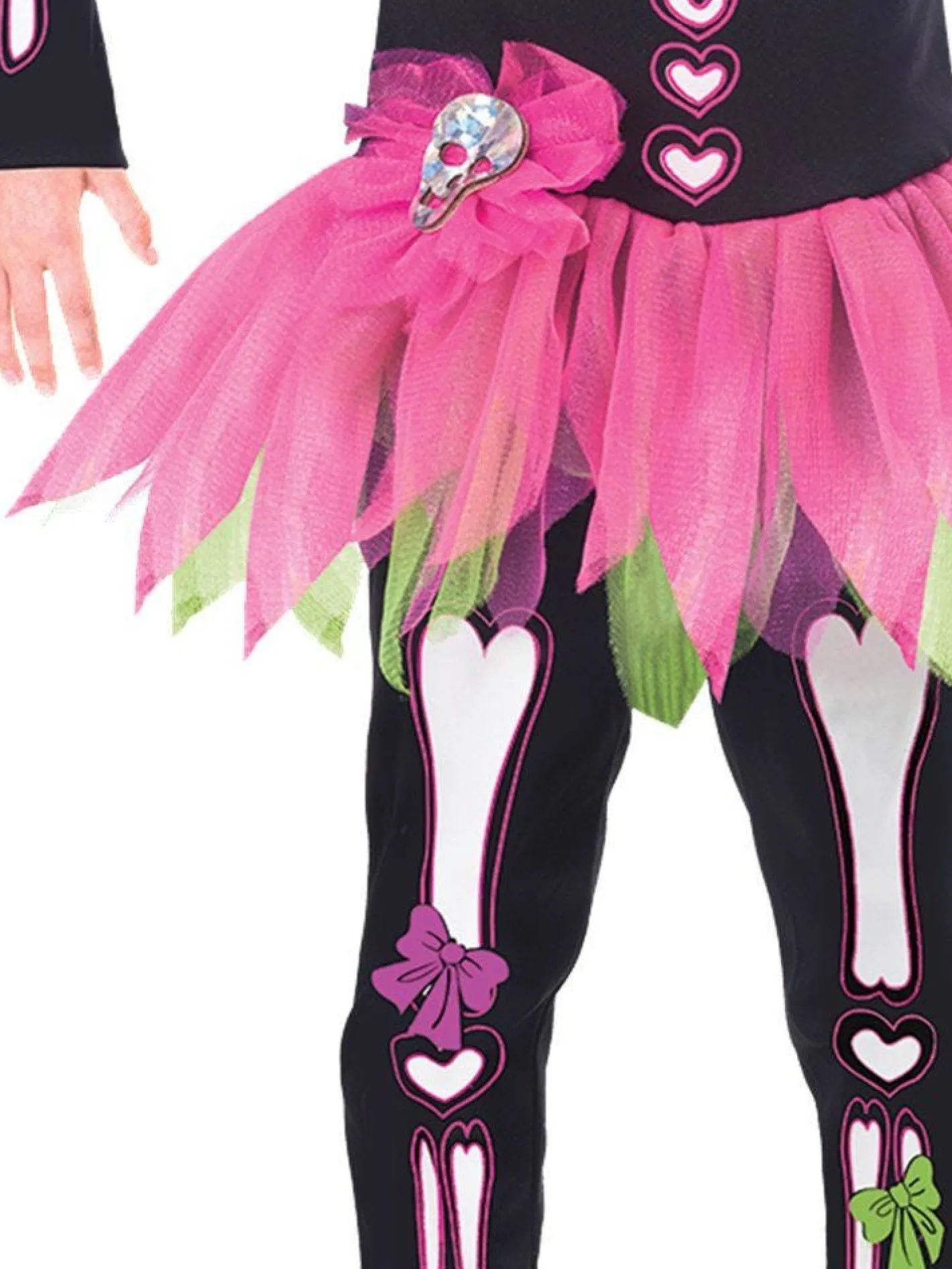Kids' Party Delights Kids'<Fancy Bones Skeleton - Toddler And Child Costume