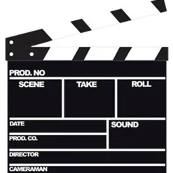 Film Clapper Cardboard Cutout - 103Cm X 93Cm<Party Delights Best