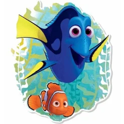 Finding Dory & Nemo Wall Art Cardboard Cutout - 87Cm X 64Cm<Party Delights New