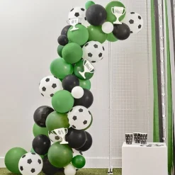 Football Balloon Arch - 70 Balloons<Party Delights Online