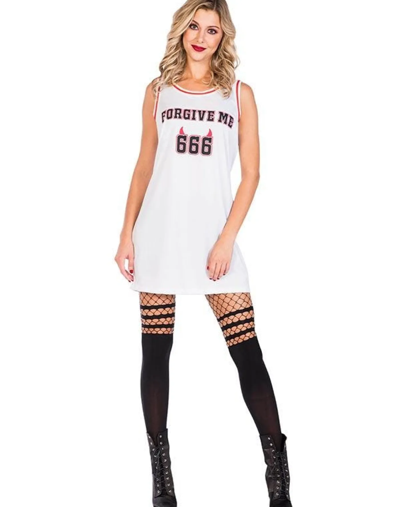 Women's Party Delights Women's<Forgive Me Bb Jersey - Adult Costume