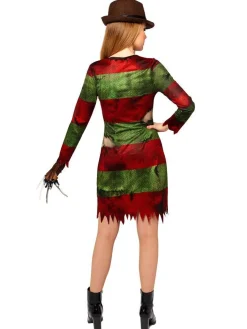 Women's Party Delights Women's<Freddy Kruger Dress - Adult Costume