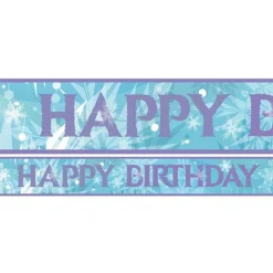Frozen Style Paper Banners - 1M (3Pk)<Party Delights