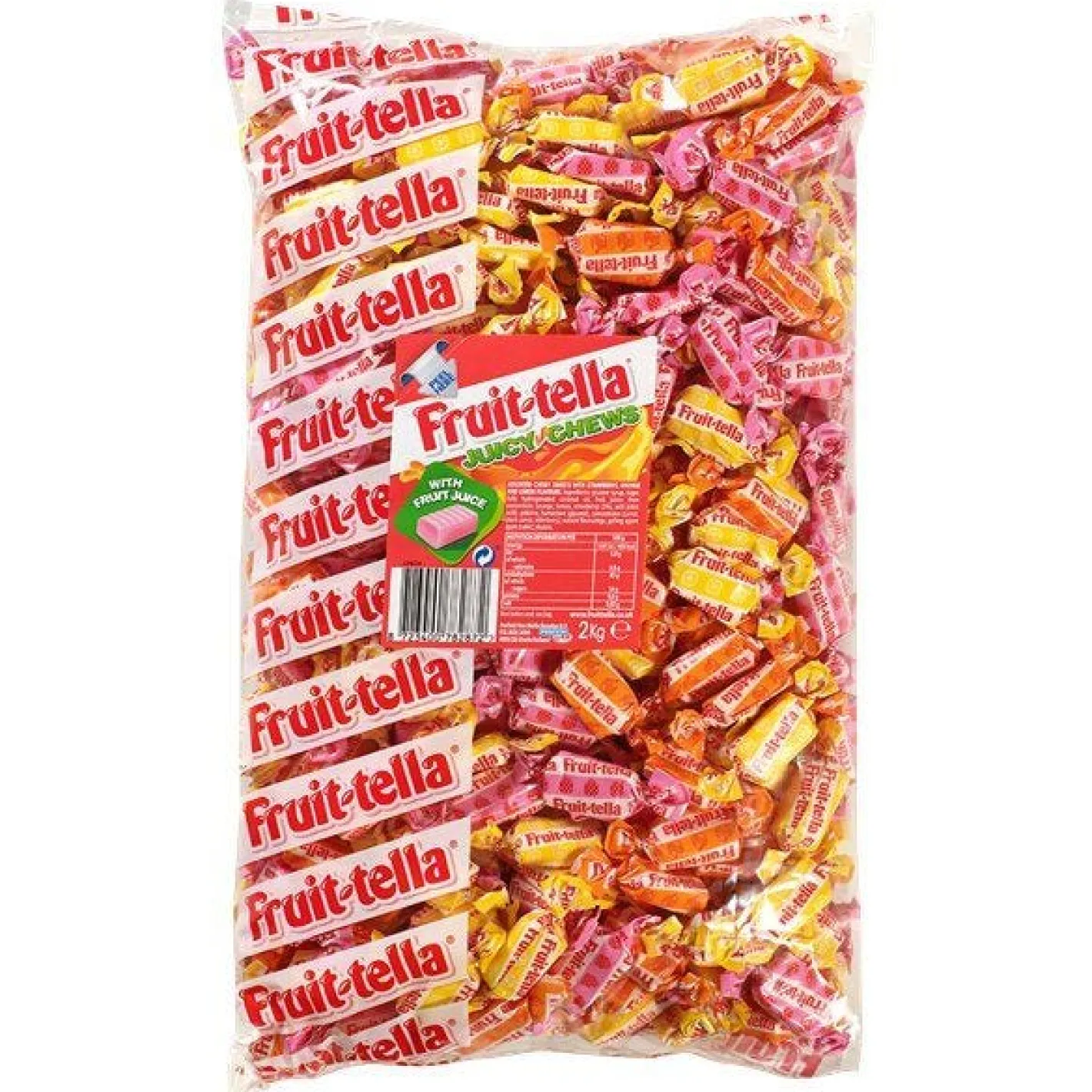 Fruit-Tella Juicy Chews Bulk Bag - 2Kg<Party Delights Best