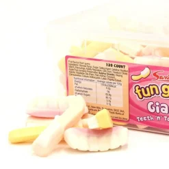 Fun Gums Giant Teeth 'N' Toothbrush X120<Party Delights Outlet