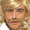 Game Show Host Ginger Wig & Moustache<Party Delights Outlet
