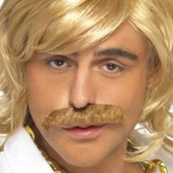 Game Show Host Ginger Wig & Moustache<Party Delights Outlet