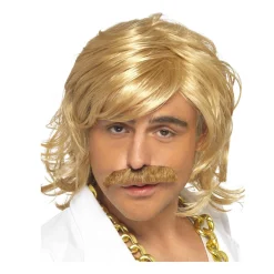 Game Show Host Ginger Wig & Moustache<Party Delights Outlet