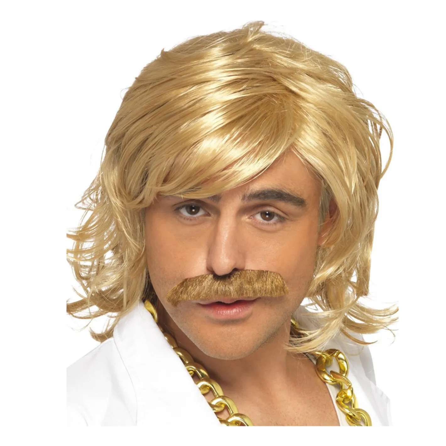 Game Show Host Ginger Wig & Moustache<Party Delights Outlet