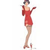 Gatsby 1920S Red Flapper Girl Cardboard Cutout - 178Cm X 65Cm<Party Delights Outlet