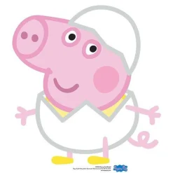 George Pig Easter Peppa Pig Cardboard Cutout - 60Cm X 54Cm<Party Delights Clearance