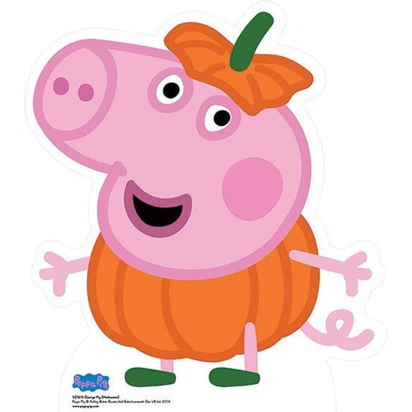 Party Delights Cut Outs & Scene Setters<George Pig Halloween Peppa Pig Cardboard Cutout - 54Cm X 47Cm