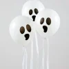 Party Delights Balloons<Ghost Balloons With Streamers - 11" Latex (3Pk)