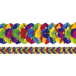 Giant Supercolour Paper Garland - 10M<Party Delights Sale