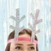 Party Delights Christmas Party Accessories<Glitter Antlers Headbands (5Pk)