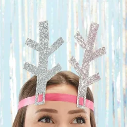 Party Delights Christmas Party Accessories<Glitter Antlers Headbands (5Pk)