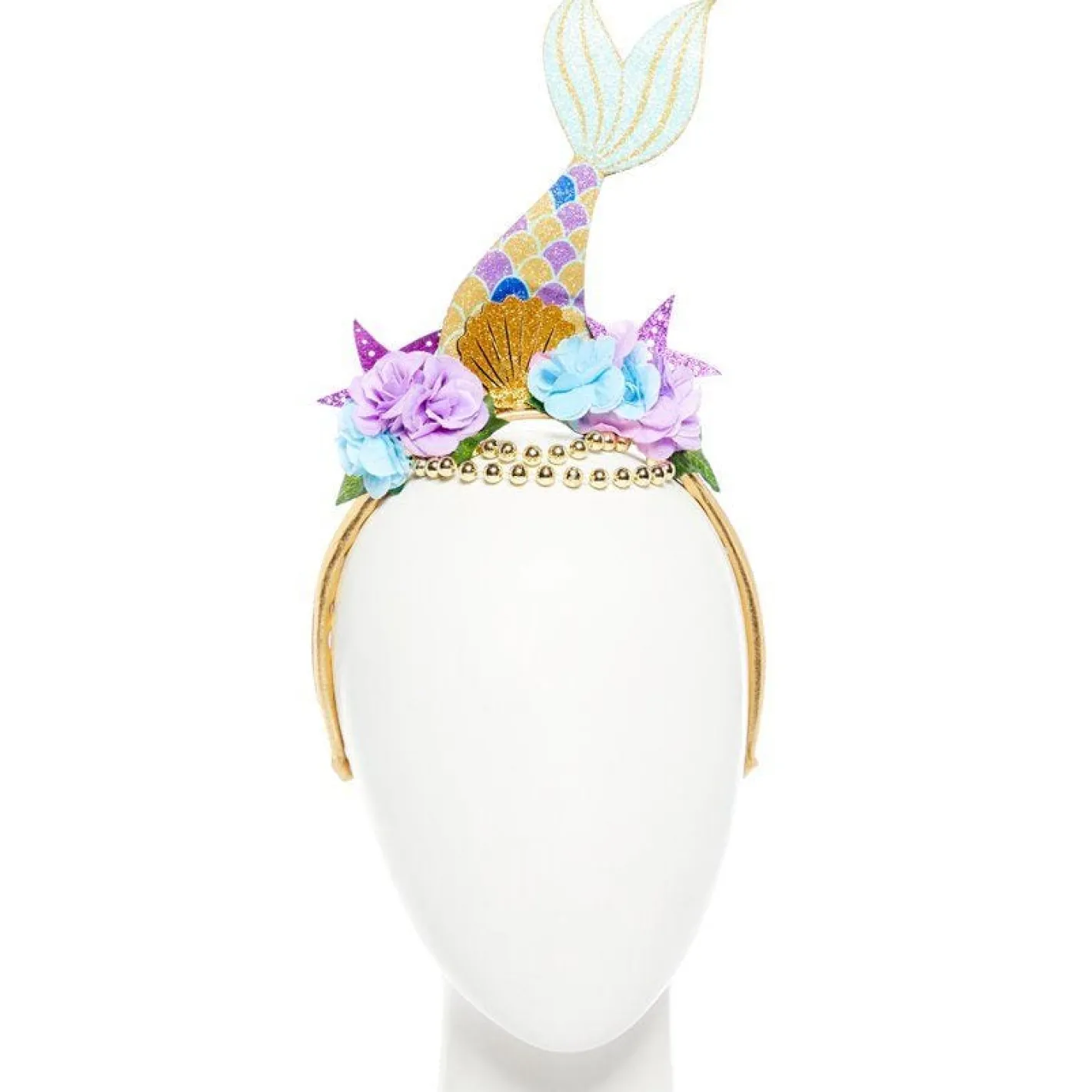 Glitter Floral Mermaid Headband<Party Delights Online