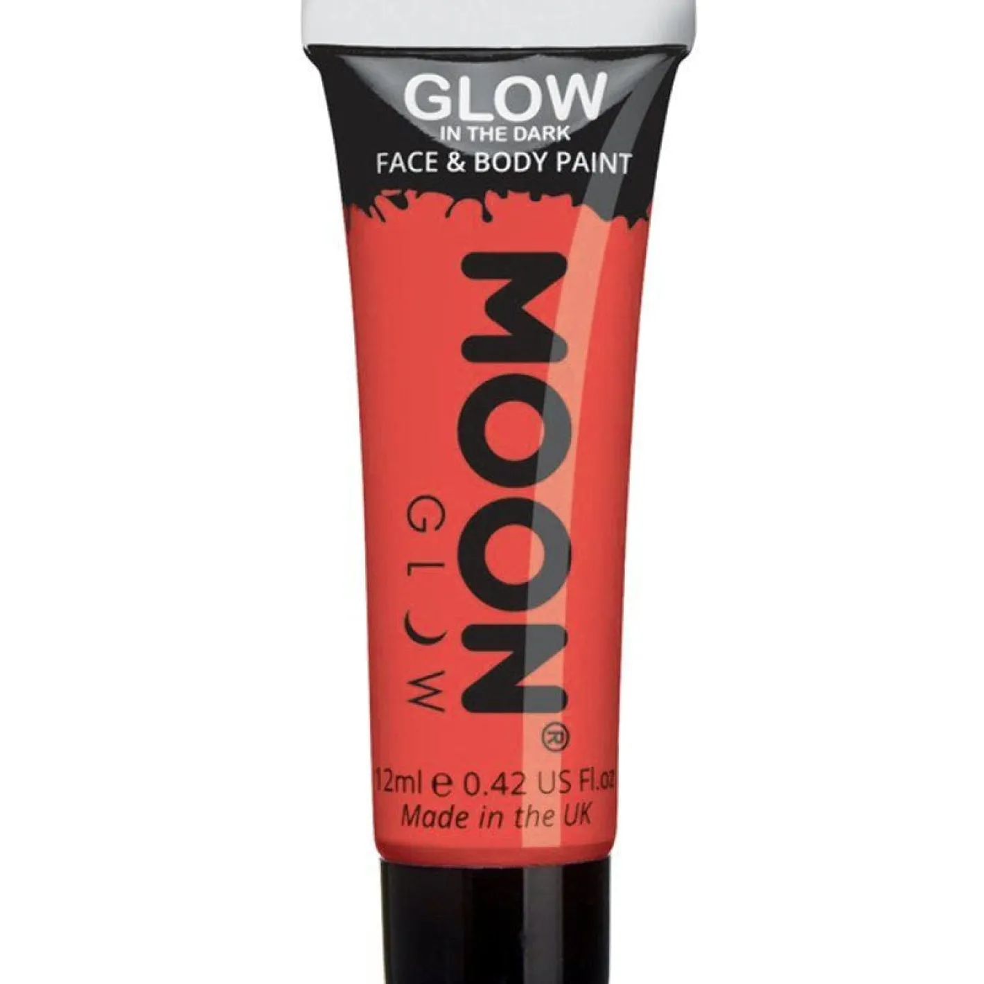 Glow In The Dark Body Paint - Red 12Ml<Party Delights Outlet
