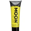 Glow In The Dark Face & Body Paint - Yellow 12Ml<Party Delights