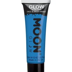 Glow In The Darkface & Bodypaint - Blue 12Ml<Party Delights New