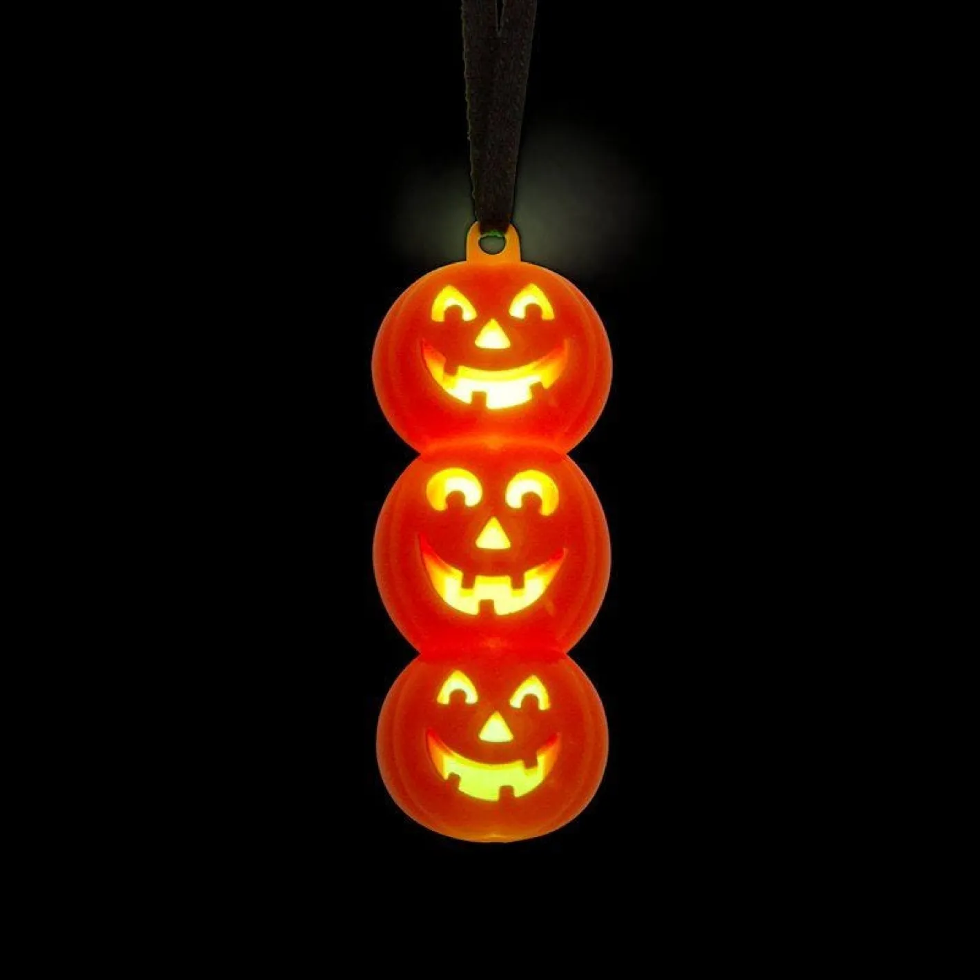Glow Pumpkin Necklace - 6.5Cm<Party Delights Sale
