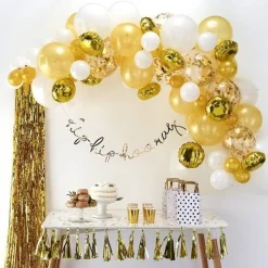 Gold Balloon Arch - 70 Balloons<Party Delights Outlet